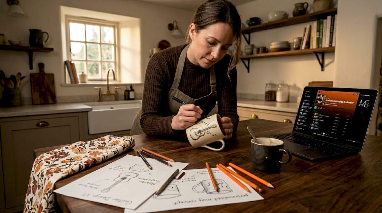 Custom mug design: Personalise your music mug perfectly