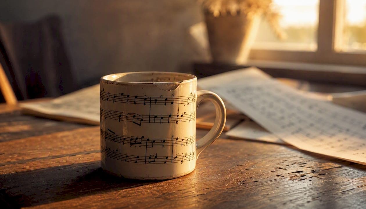 God only knows piano sheet music mug: gift guide