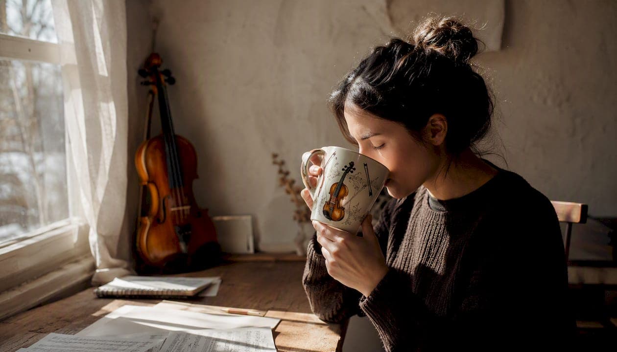 Personalised violin mugs: the perfect gift for intermediate players