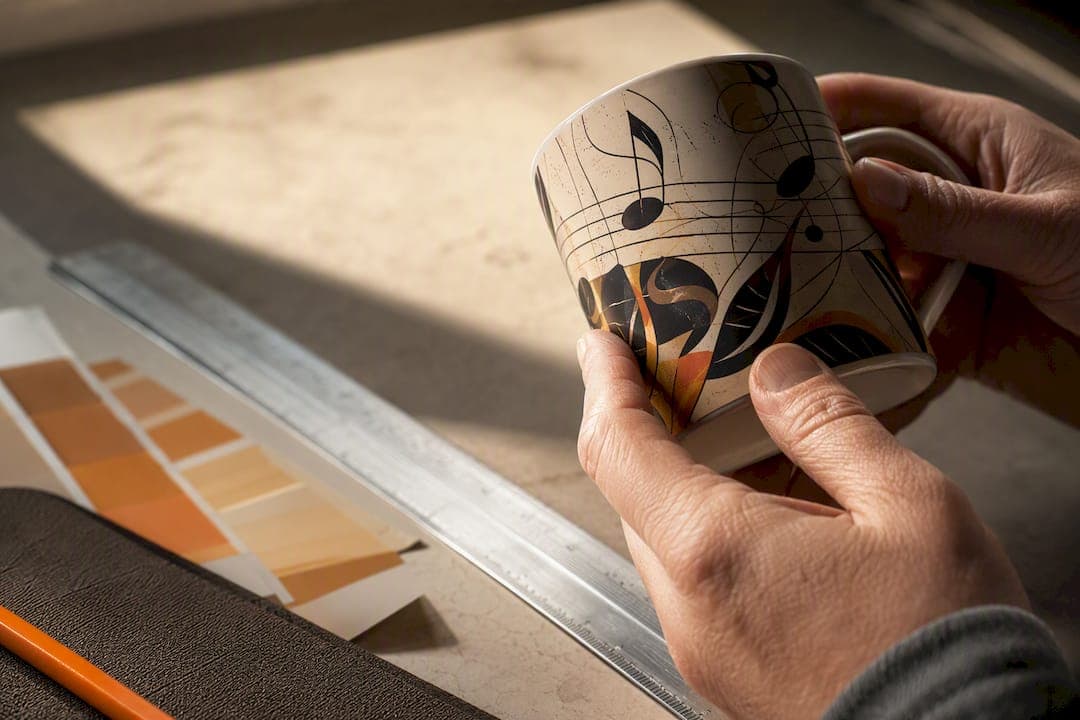 Musicians: 6 music mug design ideas with print ready specs for gifts