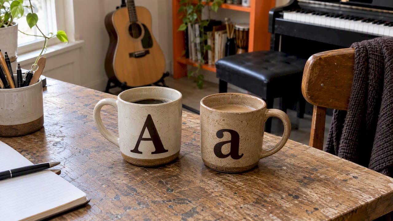 Uppercase vs Lowercase Mugs: Which Lettering Suits You?